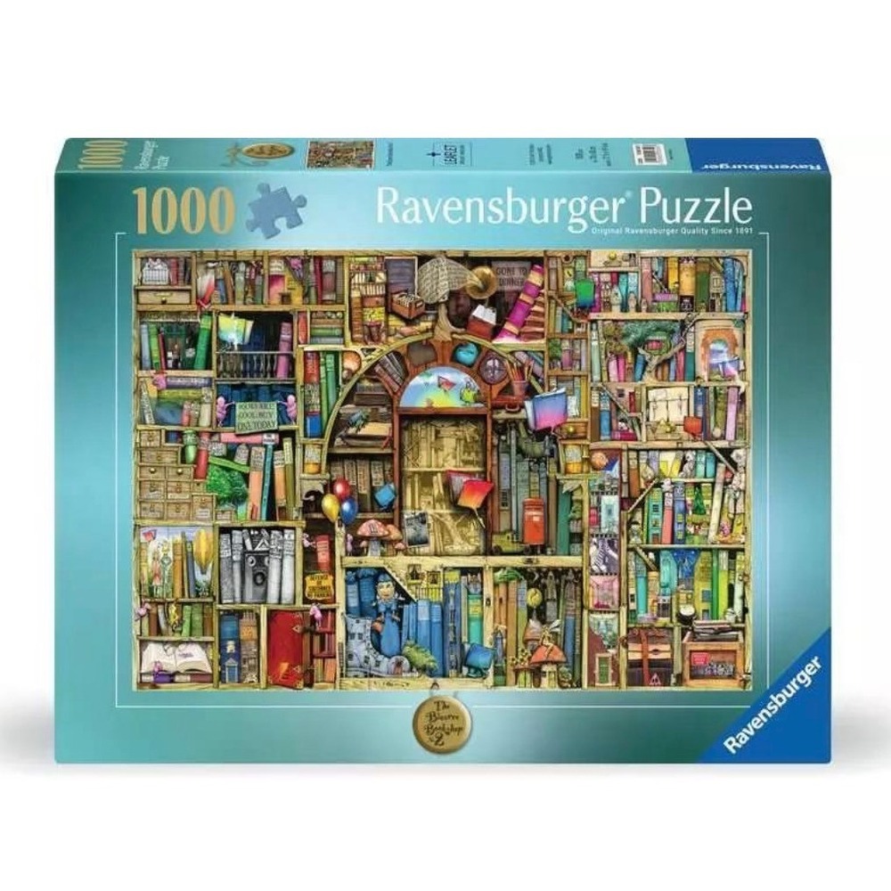 Ravensburger The Bizarre Bookshop No 2 1000 Piece Jigsaw Puzzle 193141 Sealed